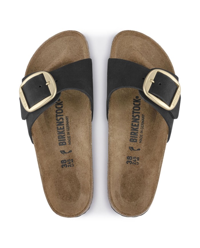 BIRKENSTOCK MADRID BIG BUCKLE IN PELLE NUBUCK