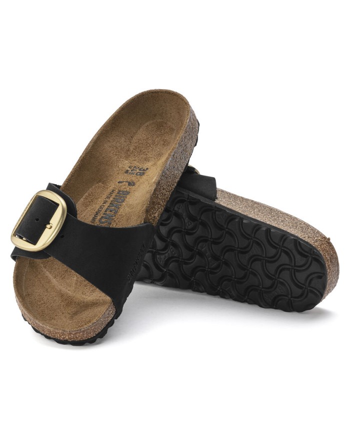 BIRKENSTOCK MADRID BIG BUCKLE IN PELLE NUBUCK