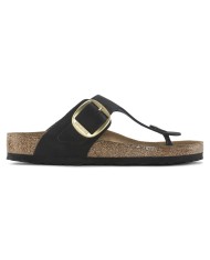 BIRKENSTOCK GIZEH  BIG BUCKLE IN PELLE NUBUCK