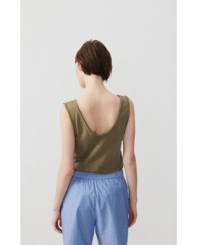 AMERICAN VINTAGE CANOTTIERA IN COTONE FIAMMATO SONOMA