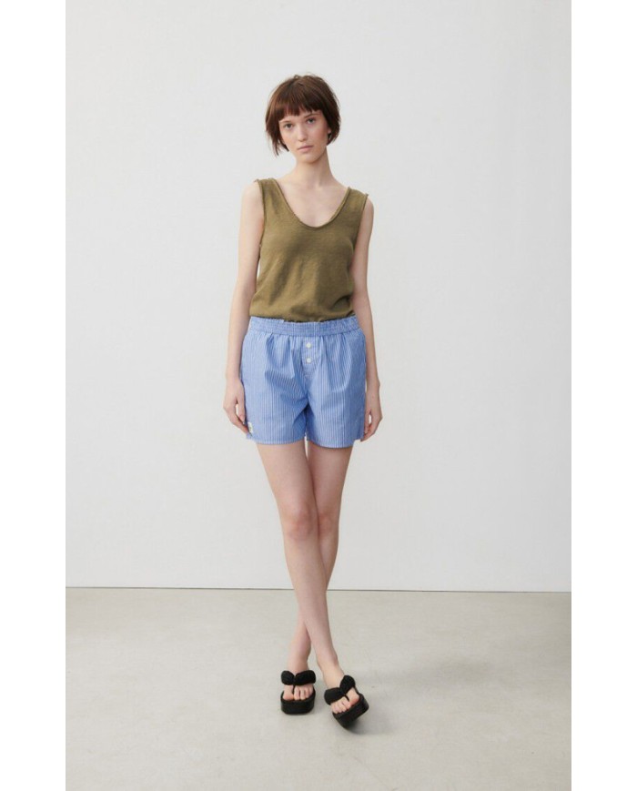 AMERICAN VINTAGE CANOTTIERA IN COTONE FIAMMATO SONOMA