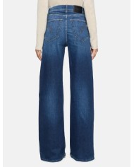 DONDUP JEANS AMBER WIDE LEG IN DENIM STRETCH