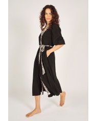 TRAFFIC PEOPLE KIMONO GRACE NERO