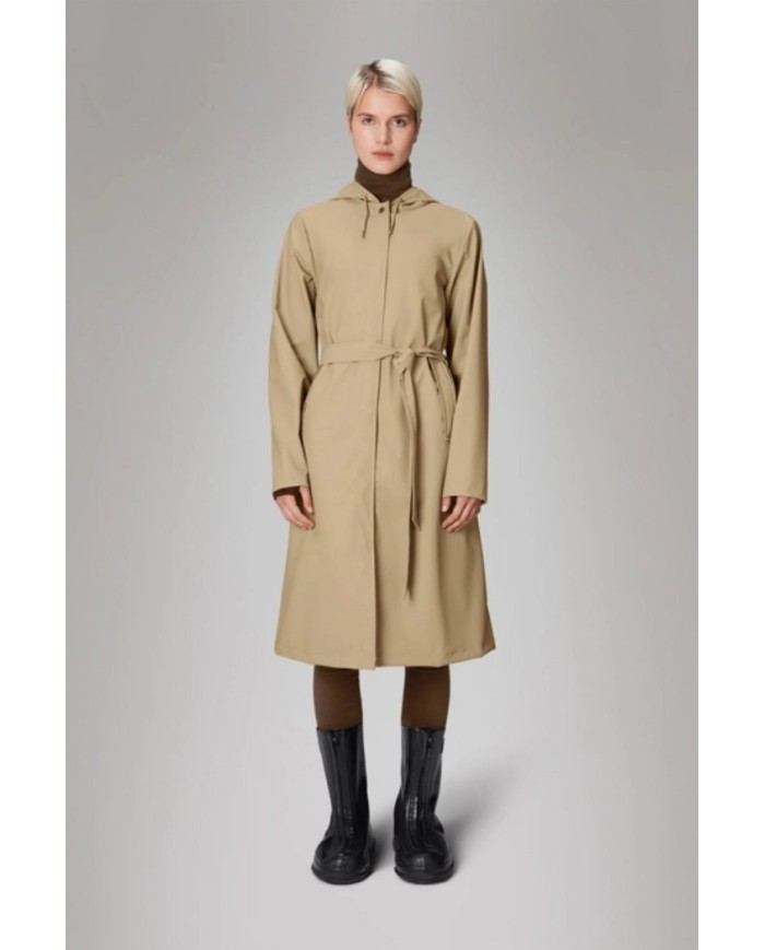 RAINS IMPERMEABILE A-LINE LONGER JACKET