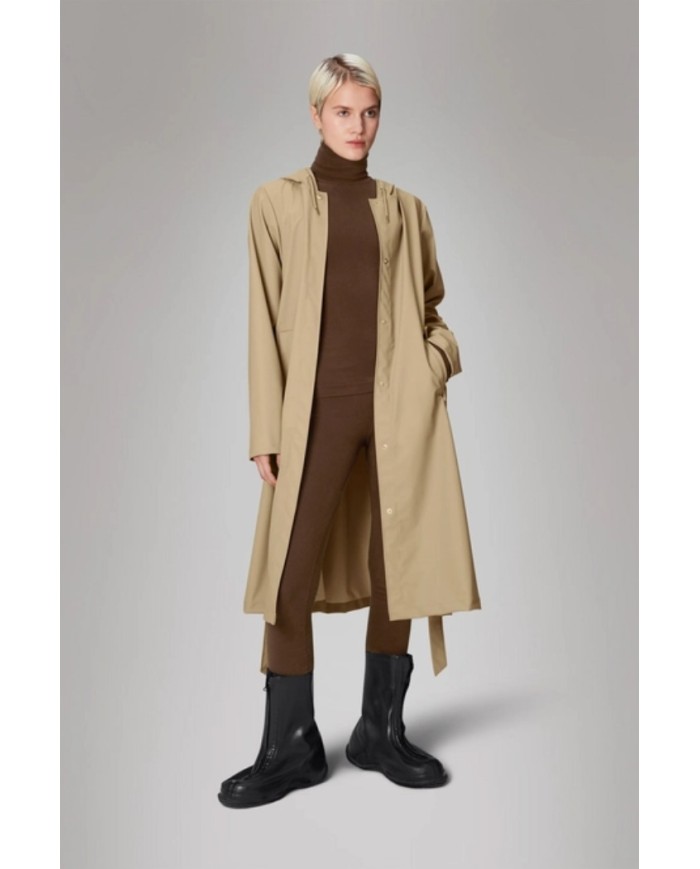 RAINS IMPERMEABILE A-LINE LONGER JACKET