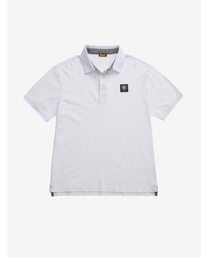 BLAUER POLO PIQUET ALBAN