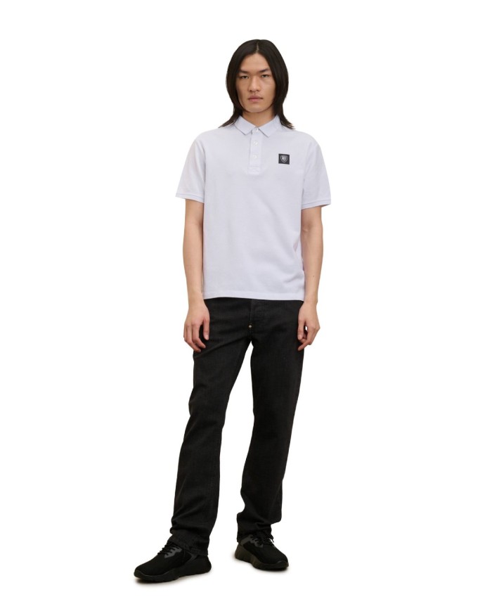 BLAUER POLO PIQUET ALBAN