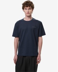 PREMIATA T-SHIRT CON SPACCHI LATERALI E DETTAGLI A CONTRASTO