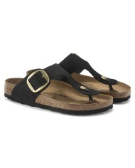 BIRKENSTOCK GIZEH  BIG BUCKLE IN PELLE NUBUCK