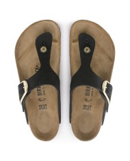 BIRKENSTOCK GIZEH  BIG BUCKLE IN PELLE NUBUCK