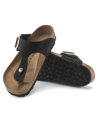 BIRKENSTOCK GIZEH  BIG BUCKLE IN PELLE NUBUCK