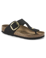 BIRKENSTOCK GIZEH  BIG BUCKLE IN PELLE NUBUCK