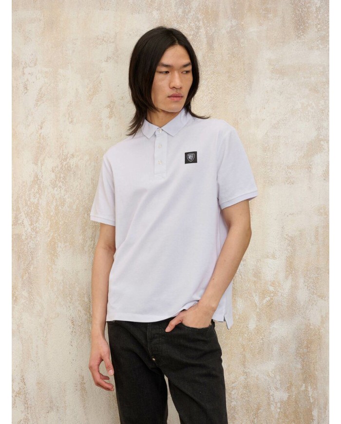 BLAUER POLO PIQUET ALBAN