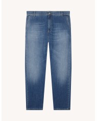 DONDUP JEANS JEFF CARROT IN DENIM STRETCH