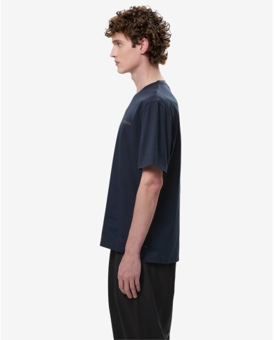 PREMIATA T-SHIRT CON SPACCHI LATERALI E DETTAGLI A CONTRASTO