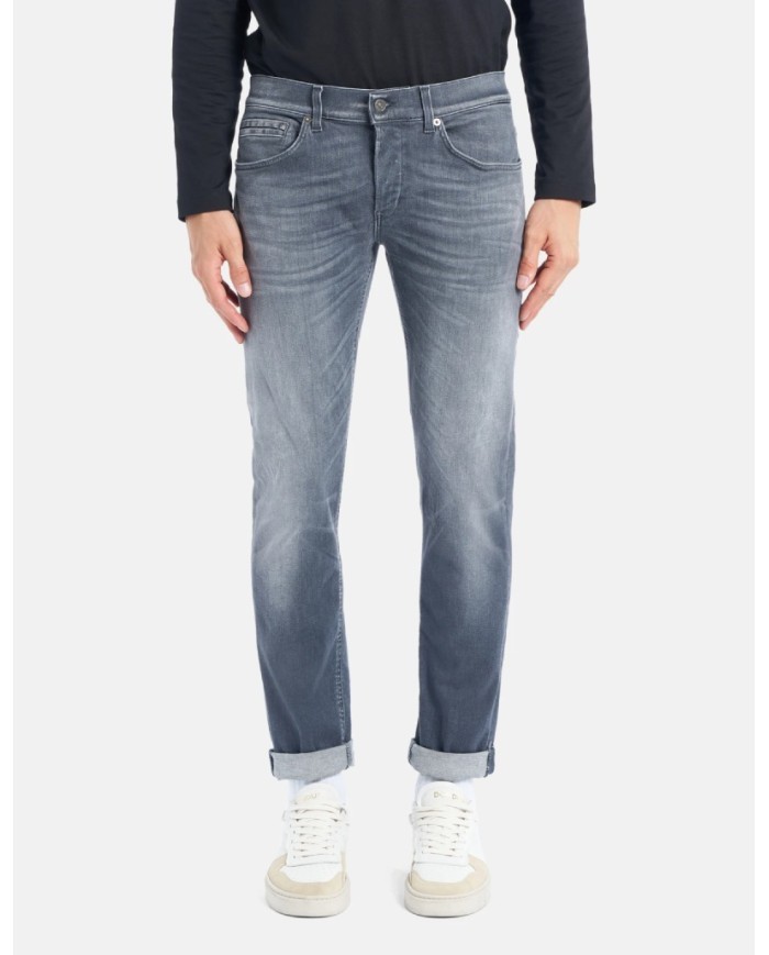 DONDUP JEANS GEORGE SKINNY IN DENIM STRETCH