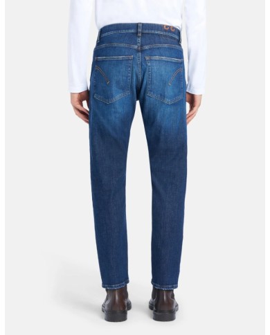 DONDUP JEANS JEFF CARROT IN DENIM STRETCH