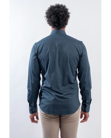 RRD CAMICIA OXFORD SLIM JACQUARD OPEN