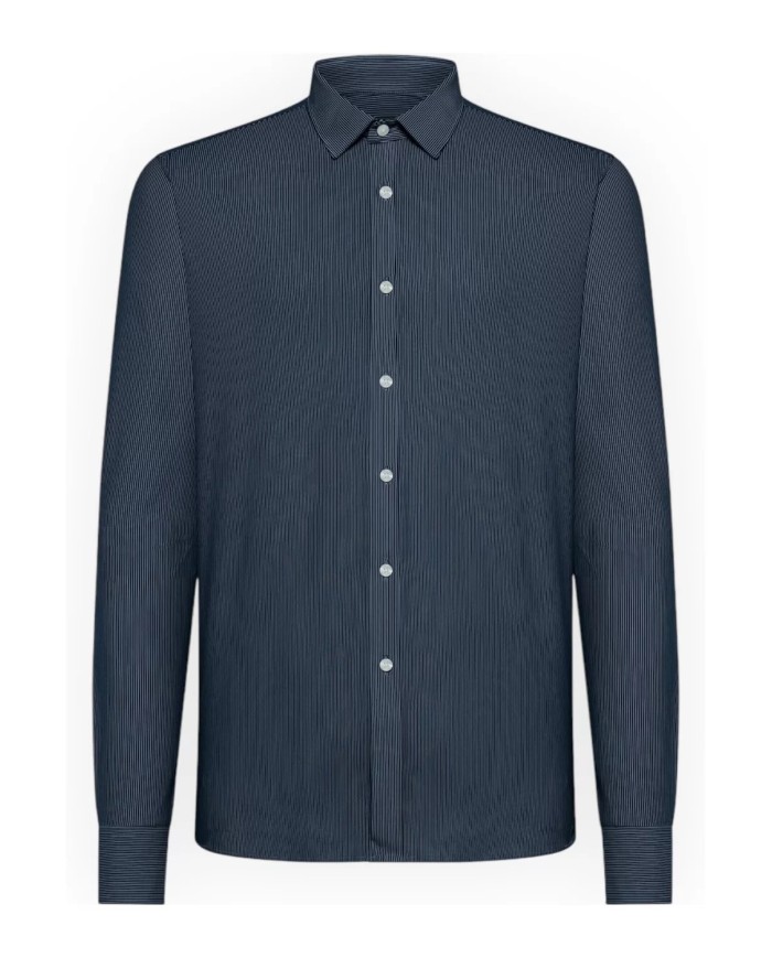RRD CAMICIA OXFORD SLIM JACQUARD OPEN