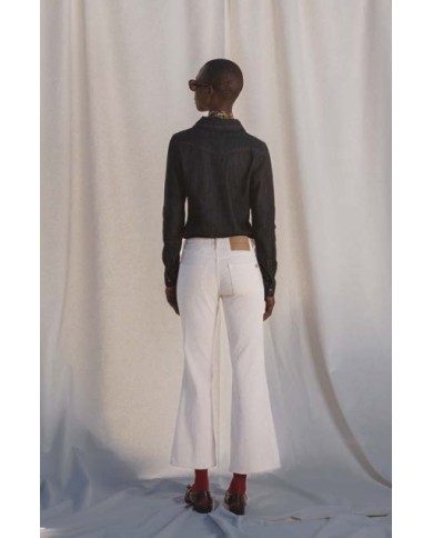 GOD SAVE DENIM PANTALONI A TROMBETTA BELLONA