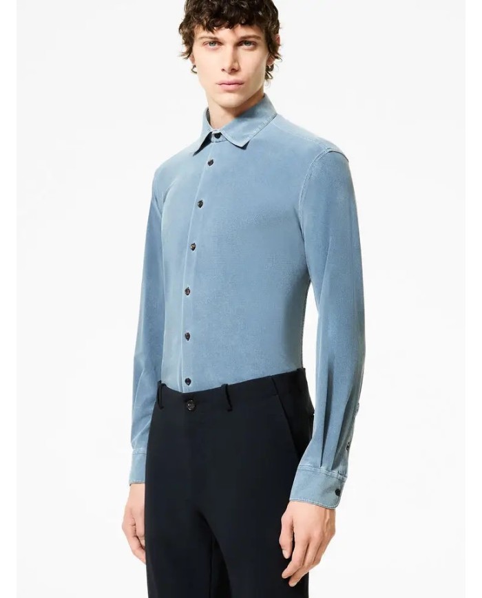 RRD CAMICIA PIQUÈ TECHNO WASH