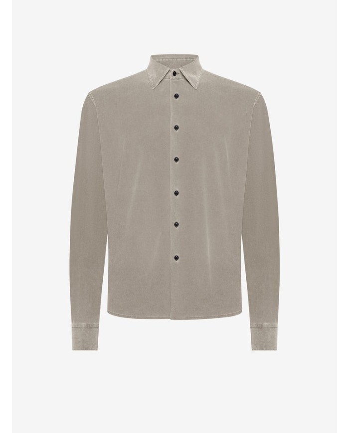 RRD CAMICIA PIQUÈ TECHNO WASH