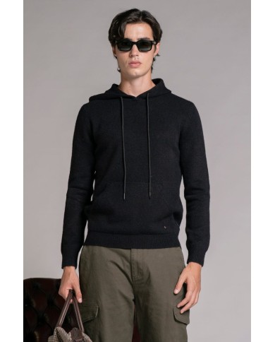 IMPURE SASHA HOODIE MIXED WOOL