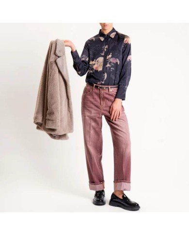 ANONYME CAMICIA IN SATIN