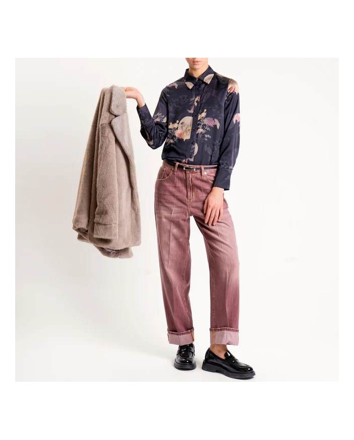 ANONYME CAMICIA IN SATIN