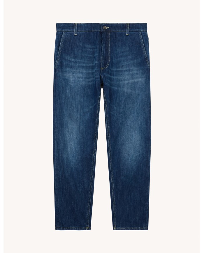 DONDUP JEANS JEFF CARROT IN DENIM STRETCH