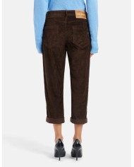 DONDUP PANTALONE KOONS LOOSE IN VELLUTO A COSTE