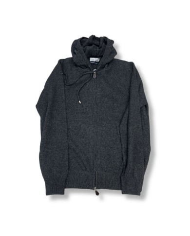 FAIR TRICOT FELPA CON CAPPUCCIO PURO CASHMERE