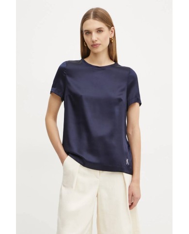 MARCIANO GUESS TOP IN MISTO SETA