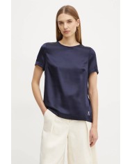 MARCIANO GUESS TOP IN MISTO SETA