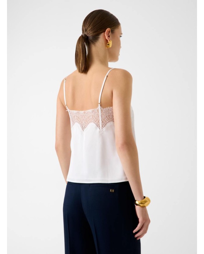 MARCIANO GUESS TOP IN SATIN