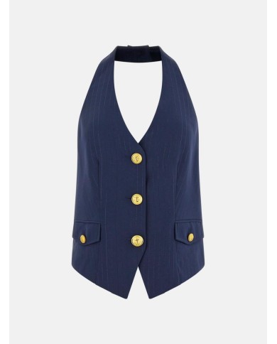 MARCIANO GUESS GILET A RIGHE GESSATE