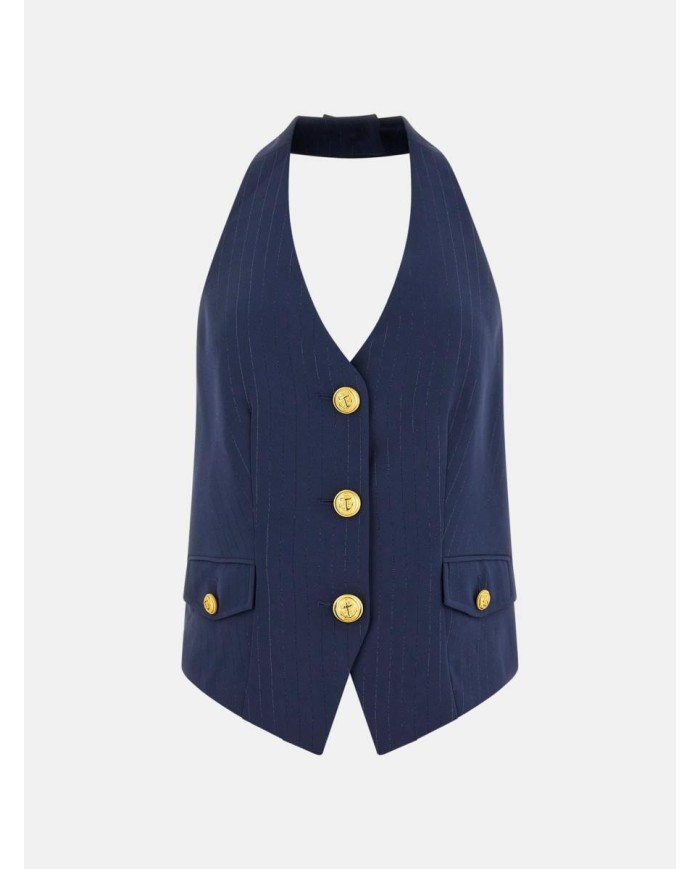 MARCIANO GUESS GILET A RIGHE GESSATE
