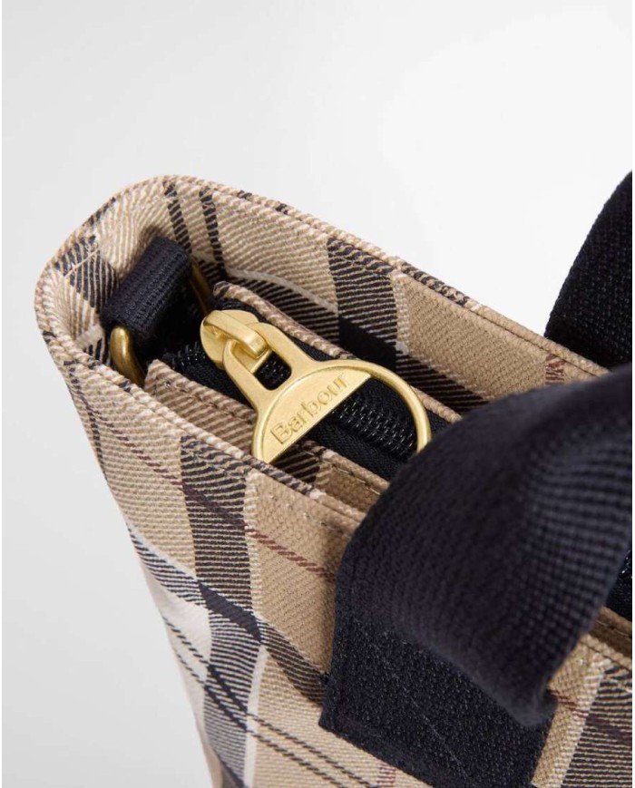 BARBOUR BORSA TOTE MAISY IN TARTAN