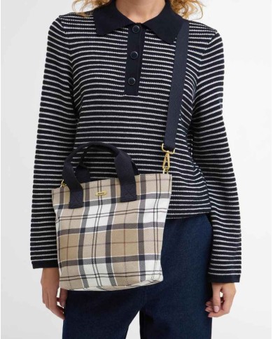 BARBOUR BORSA TOTE MAISY IN TARTAN