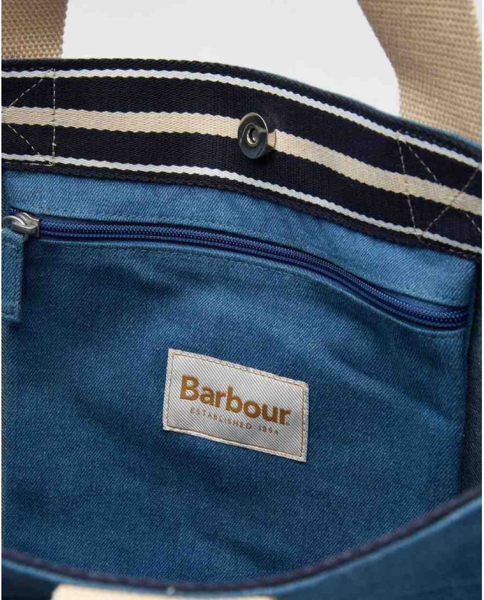 BARBOUR BORSA TOTE IN DENIM EMILY