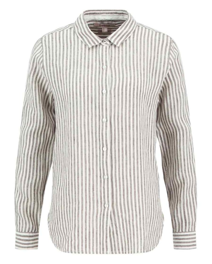 BARBOUR CAMICIA A MANICHE LUNGHE MARINE