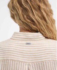 BARBOUR CAMICIA A MANICHE LUNGHE MARINE