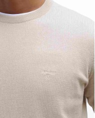 BARBOUR MAGLIONE GIROCOLLO IN COTONE PIMA