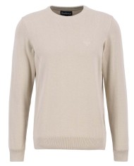 BARBOUR MAGLIONE GIROCOLLO IN COTONE PIMA