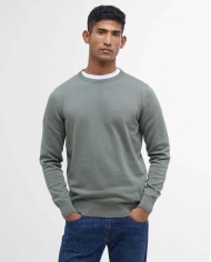 BARBOUR MAGLIONE GIROCOLLO IN COTONE PIMA