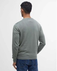 BARBOUR MAGLIONE GIROCOLLO IN COTONE PIMA