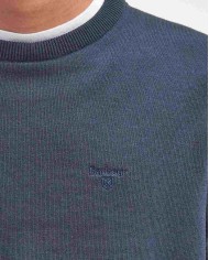 BARBOUR MAGLIONE GIROCOLLO IN COTONE PIMA