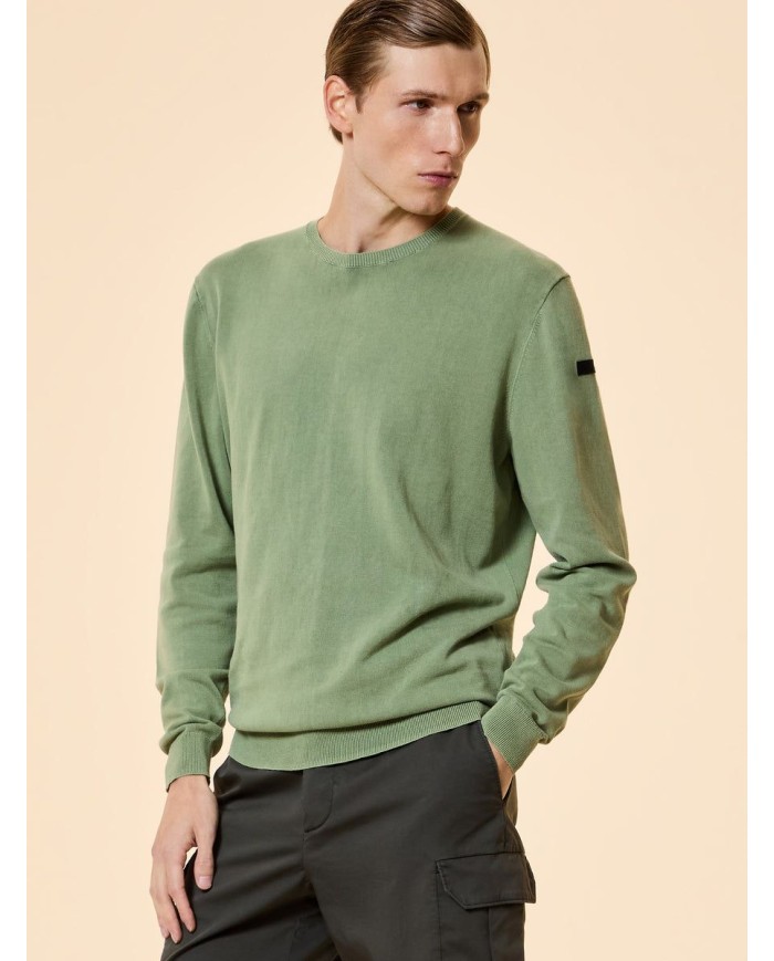 RRD MAGLIA GIROCOLLO TECHNO WASH