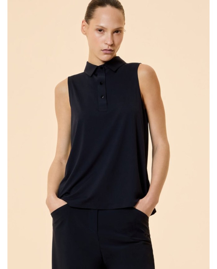 RRD POLO OXFORD SLEEVELESS