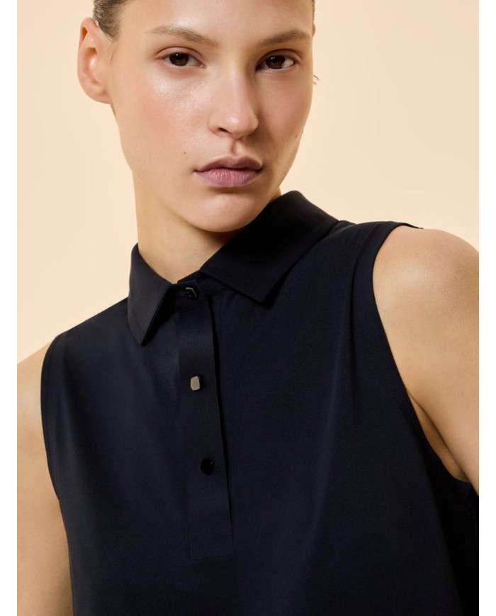 RRD POLO OXFORD SLEEVELESS